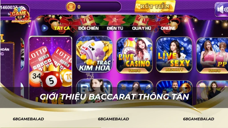 Giới thiệu Baccarat thông tấn